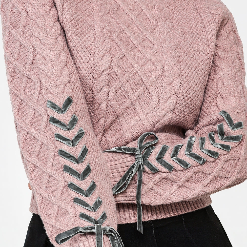 MAJOR ISO Marina Cable Knit Sweater